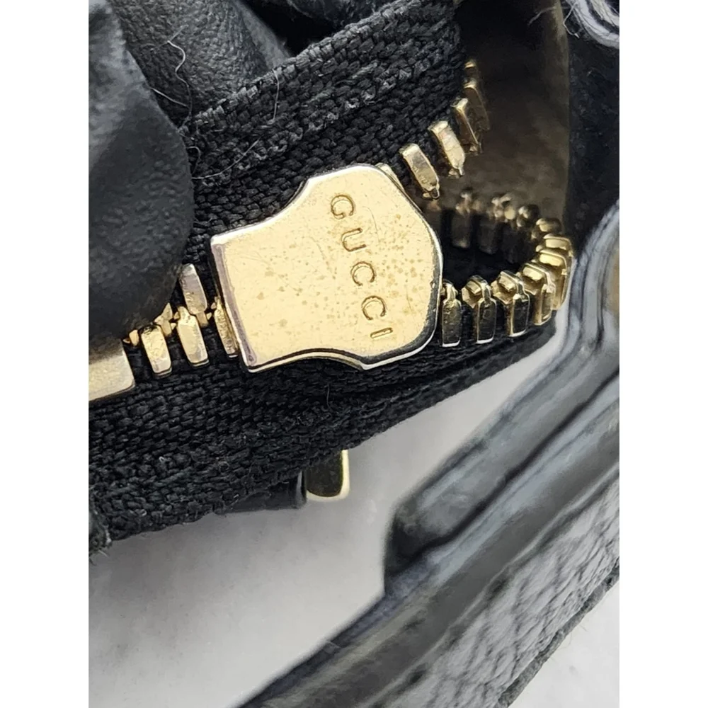 Gucci Interlocking G Hobo Bag Black